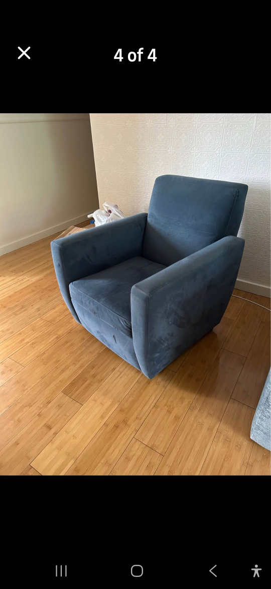 Blue Armchair - Great Condition!