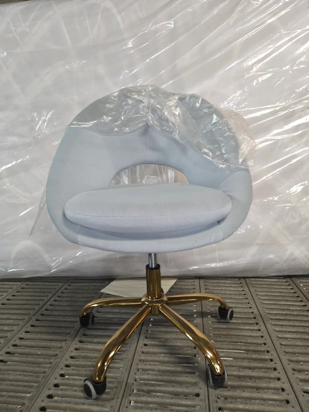 Chair - Blue Upholstered Dining Chair