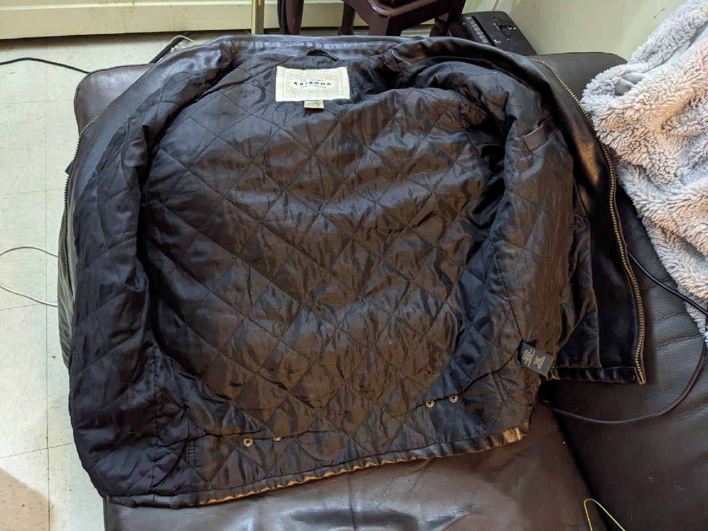 Arizona Jean Company Leather Jacket - Size L - photo 3