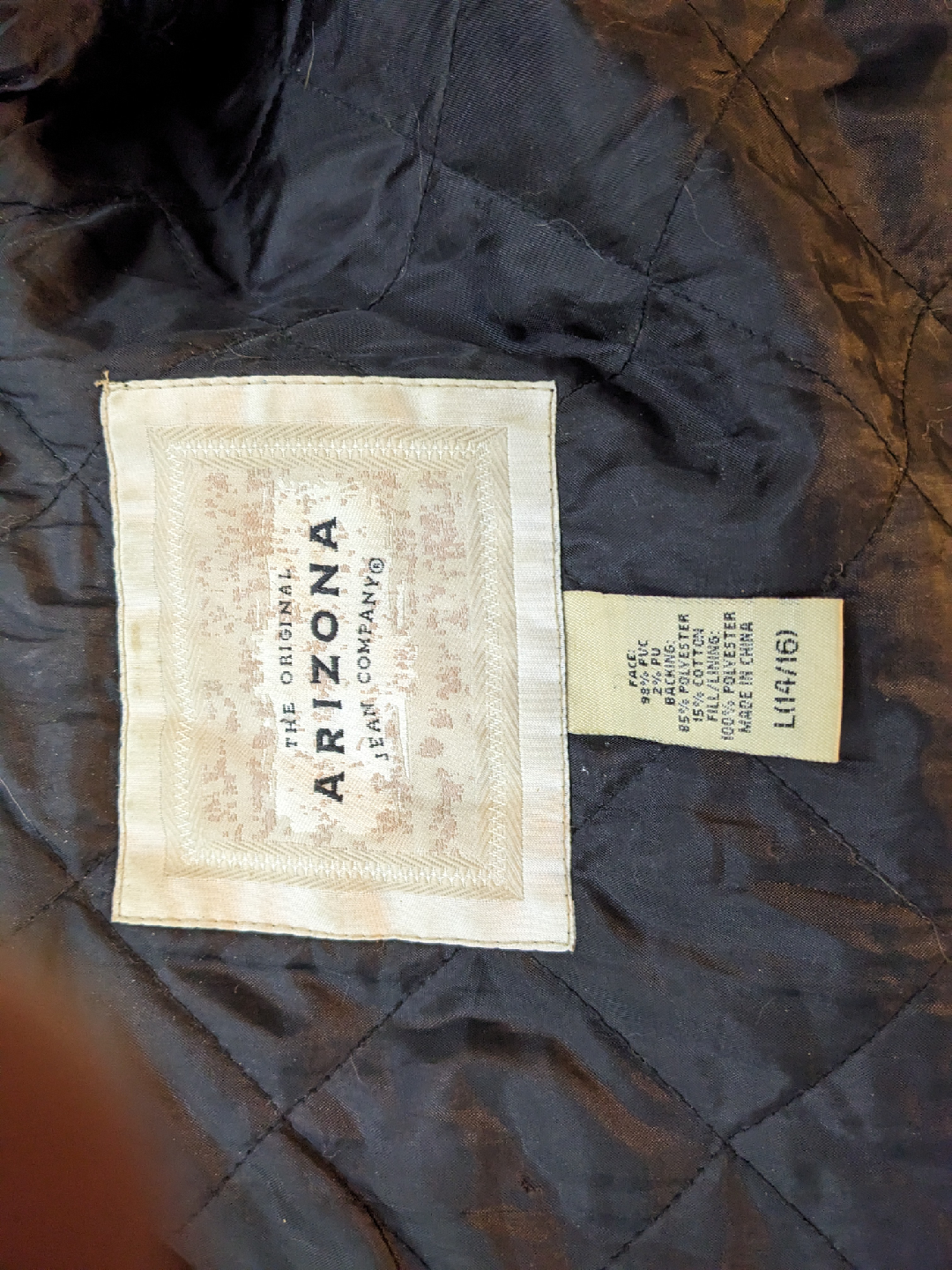 Arizona Jean Company Leather Jacket - Size L - photo 4