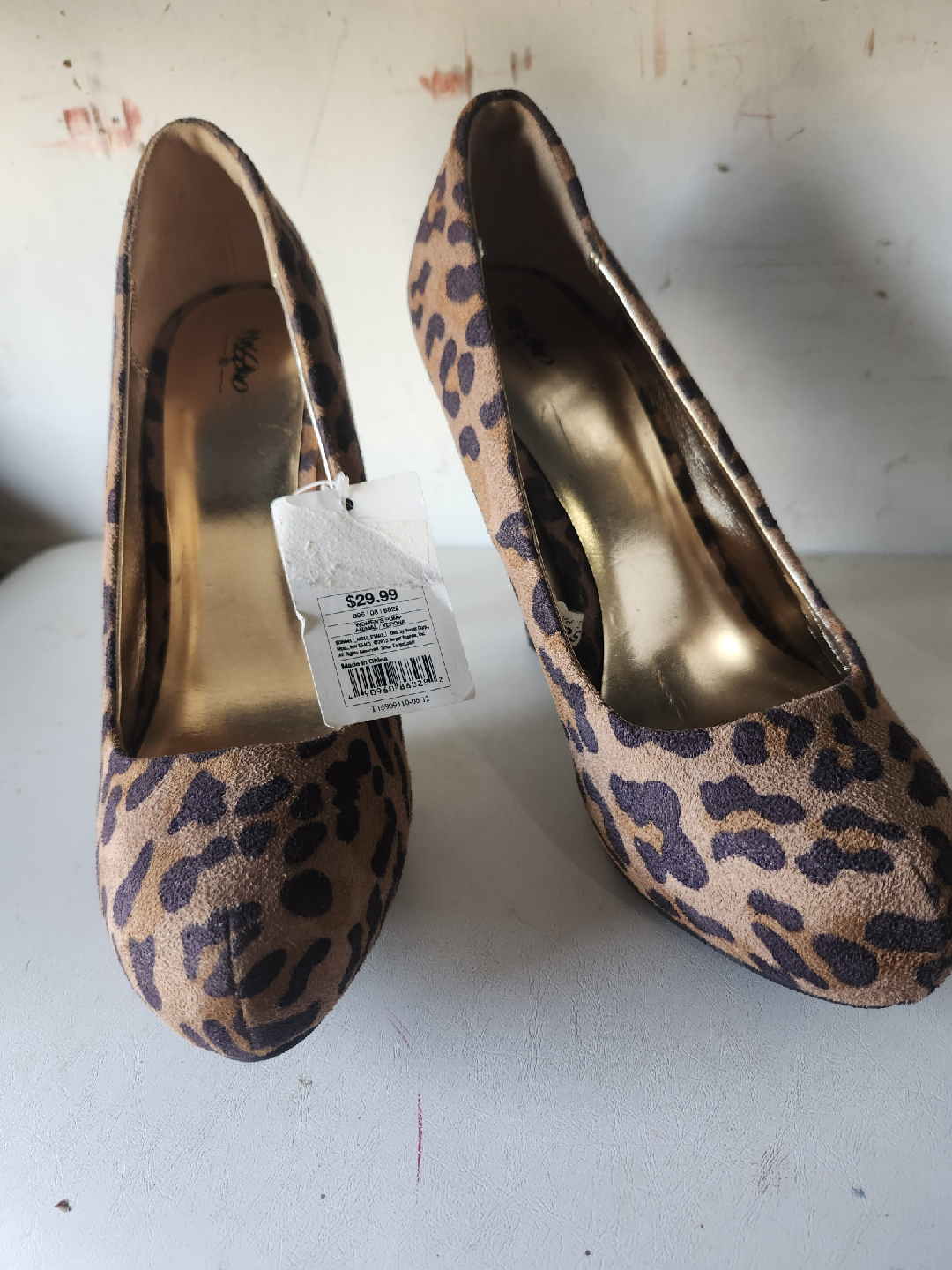 Mossimo Leopard Print Heels - Size 9