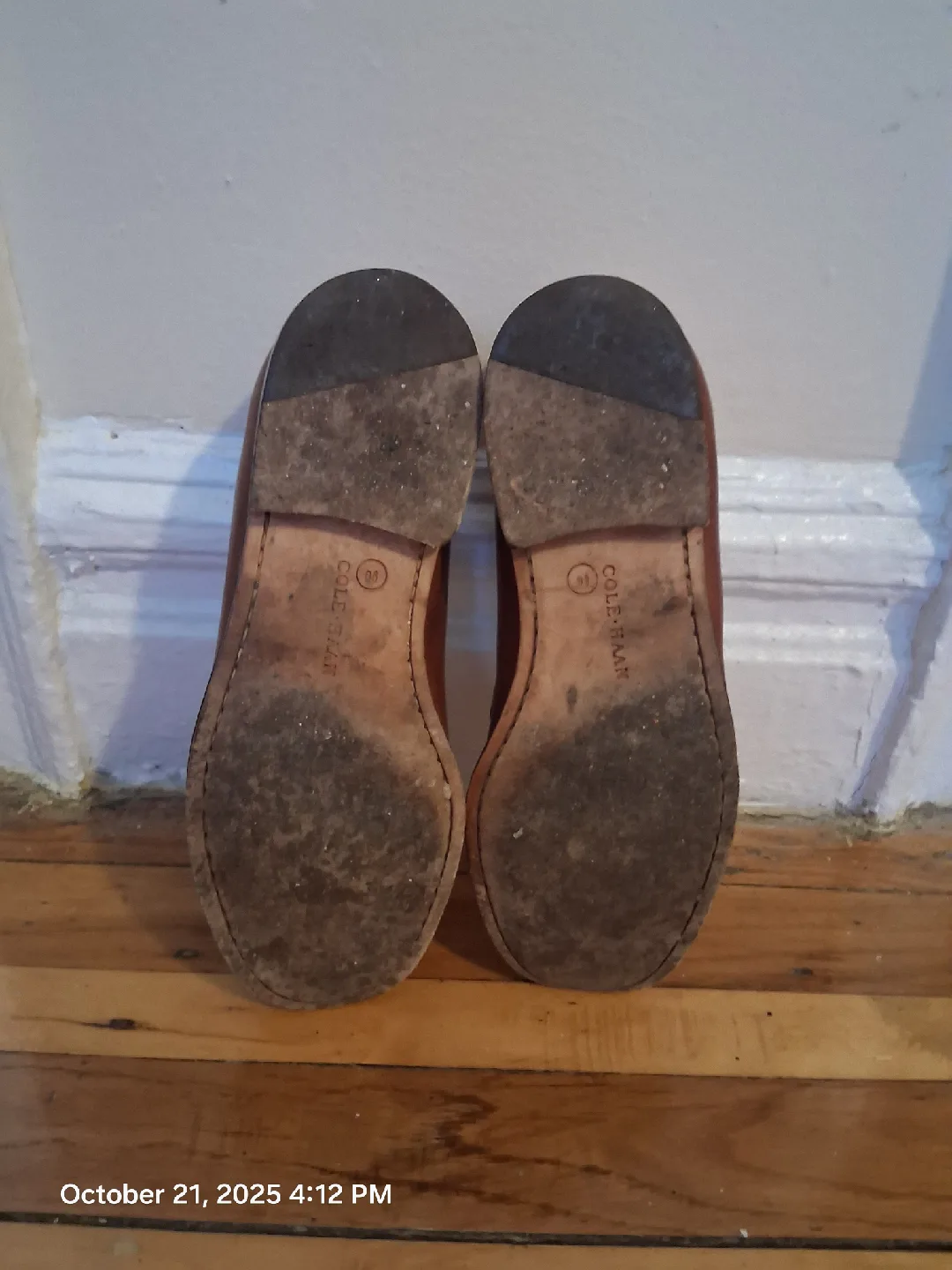 Cole Haan Brown Leather Loafers womens image indicator(7)