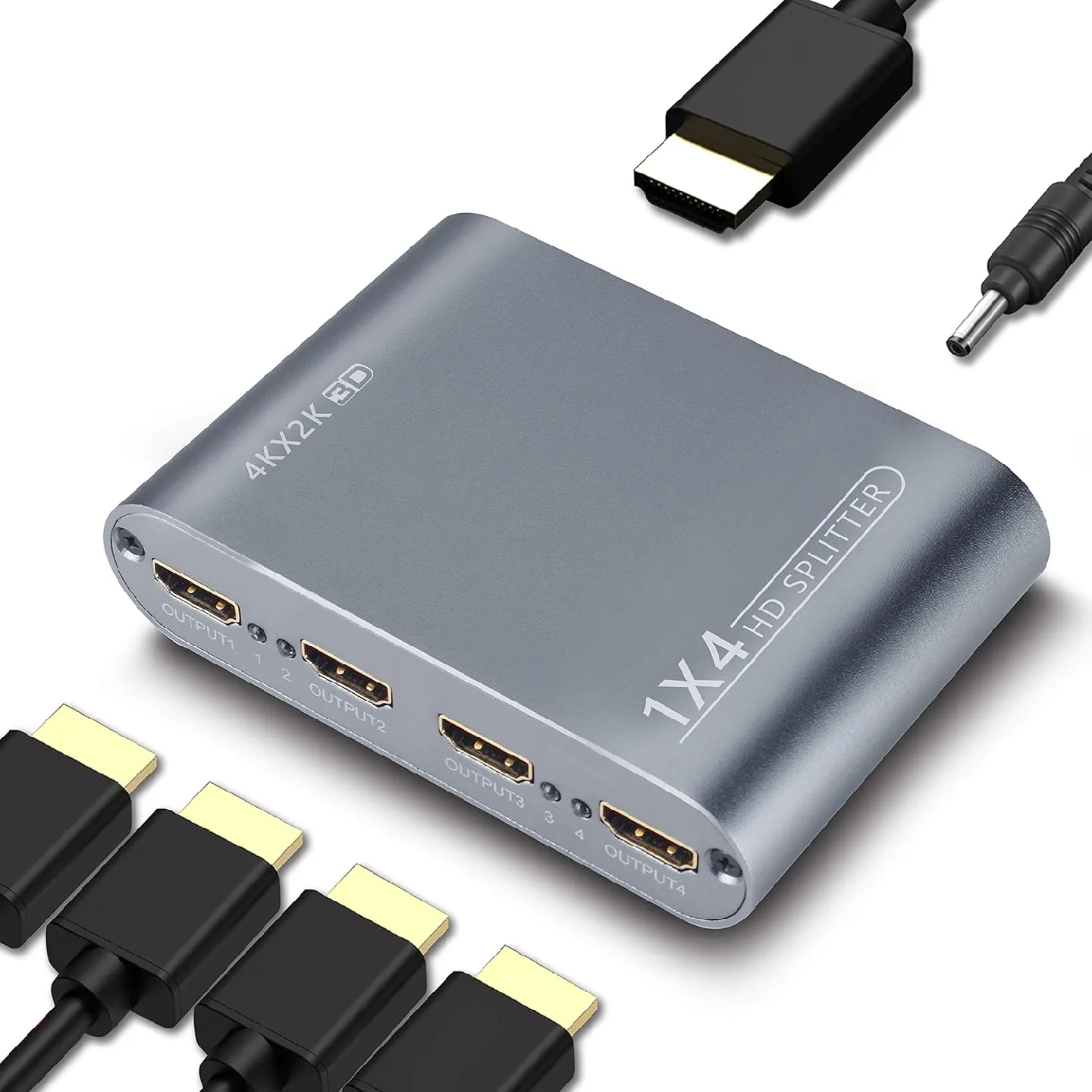 HDMI Splitter 1 in 4 out V1.4b Powered Ultra 4K/2K thumbnail