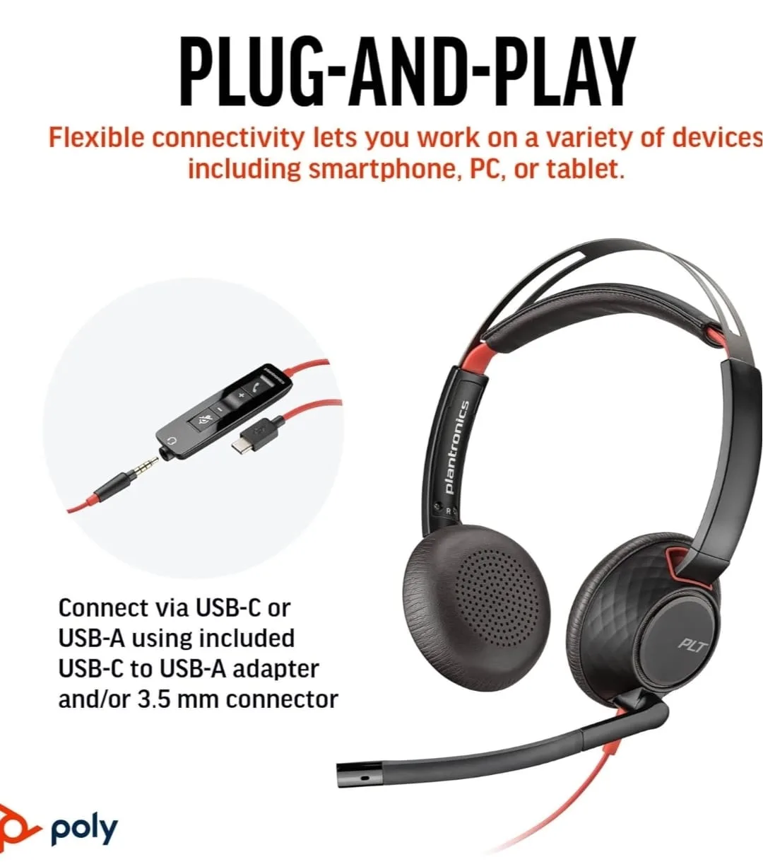 Poly (Plantronics) Blackwire 5220 Headset image indicator(4)