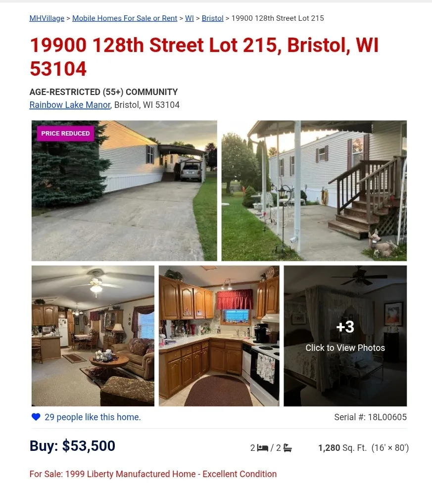 1999 Liberty Manufactured Home