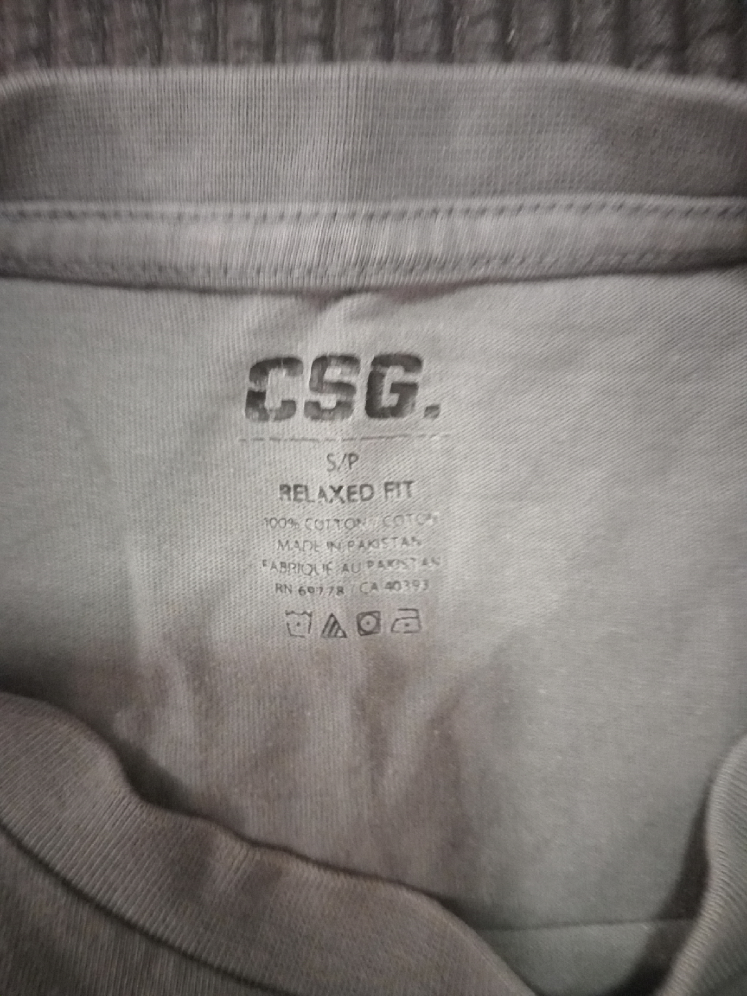 CSG Relaxed Fit Tee - Size S - photo 2