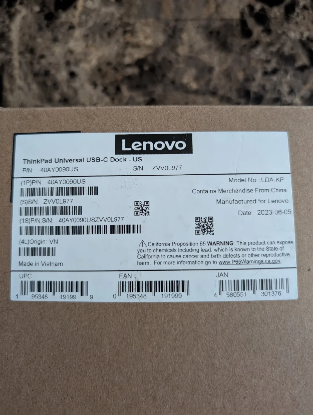Lenovo ThinkPad Universal USB-C Dock - US image indicator(2)