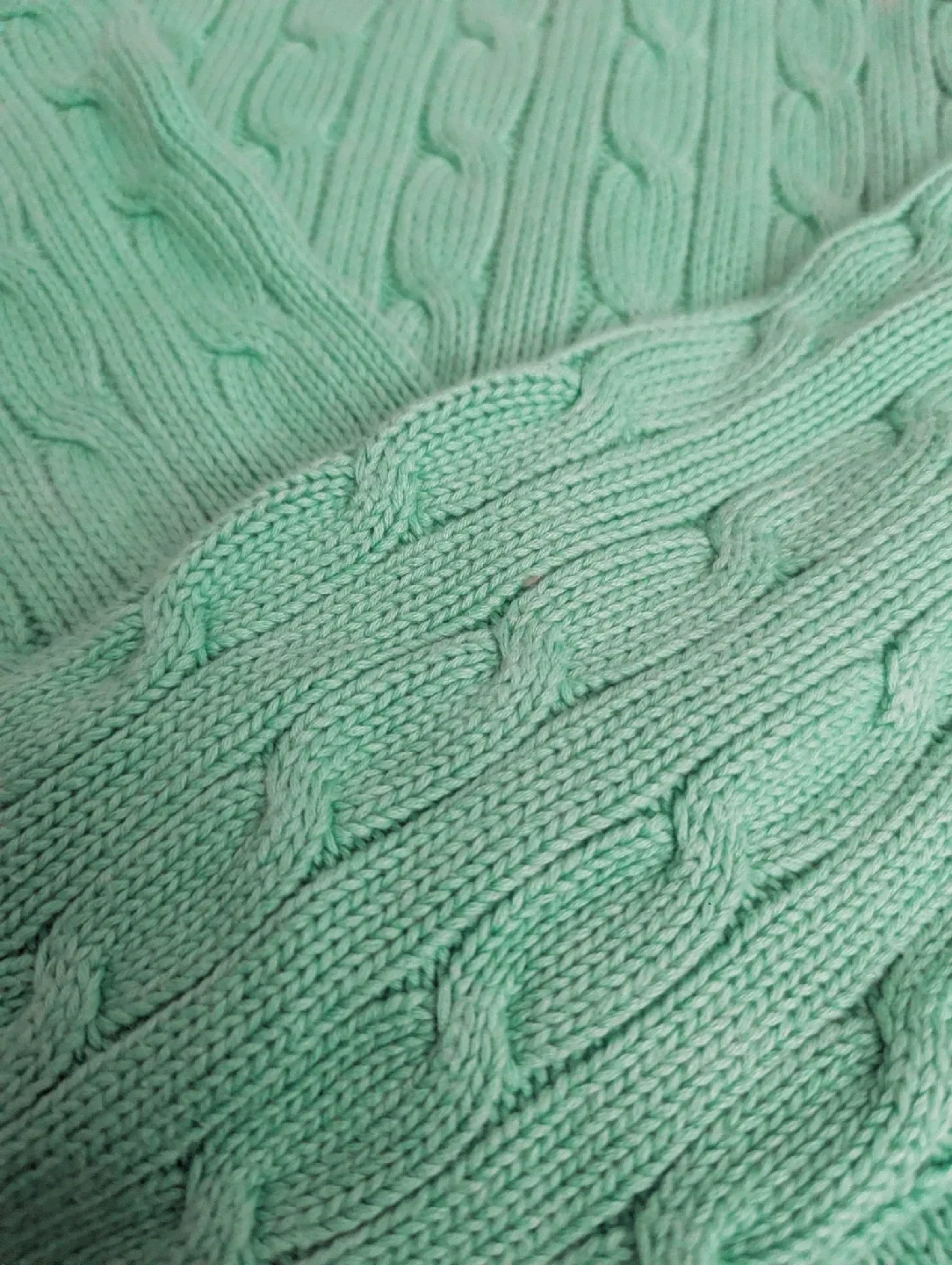 Ralph Lauren Cable Knit Sweater - Size L image indicator(3)