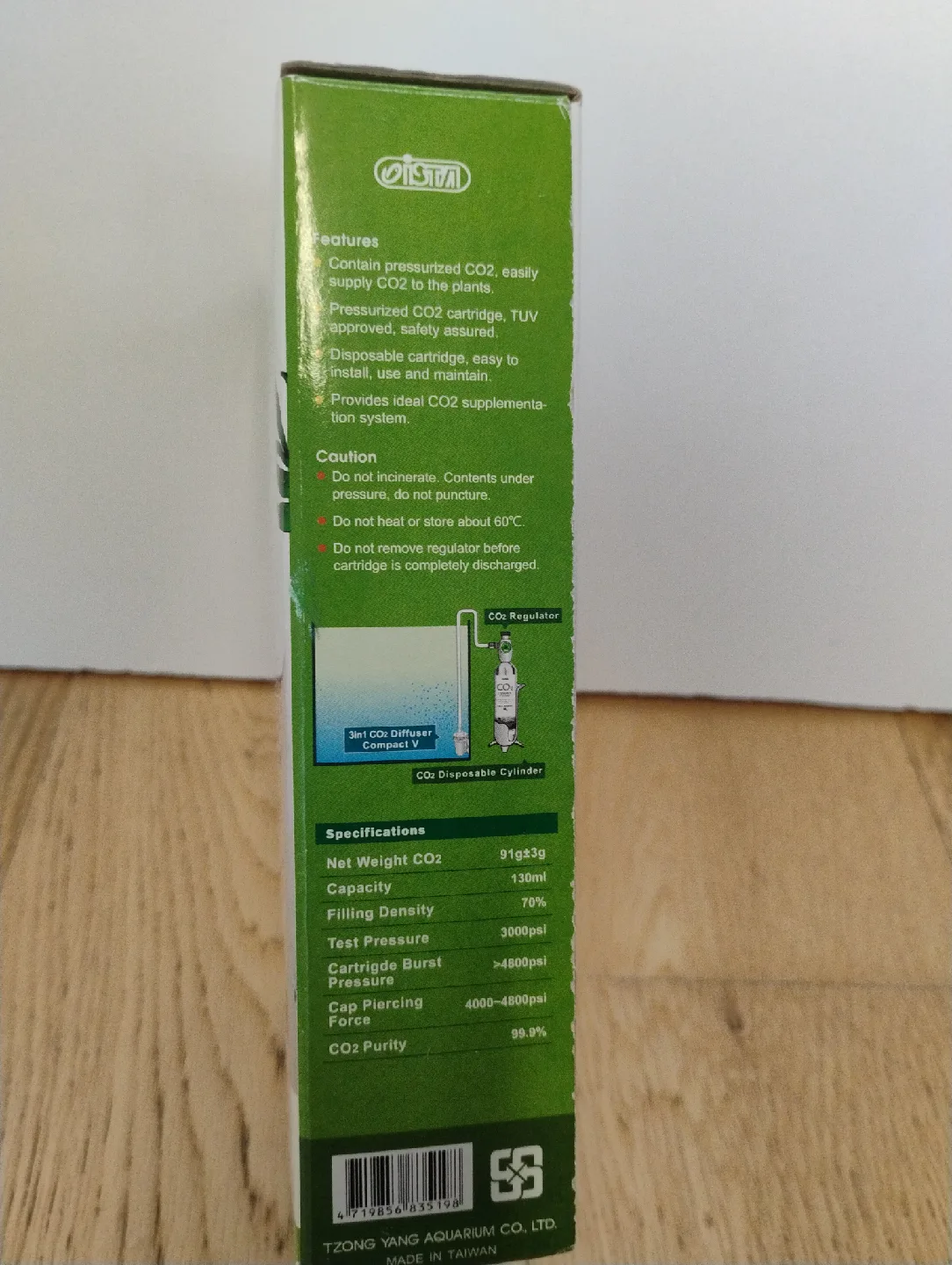 ISTA CO2 Disposable Cylinder Water Plant System image indicator(2)