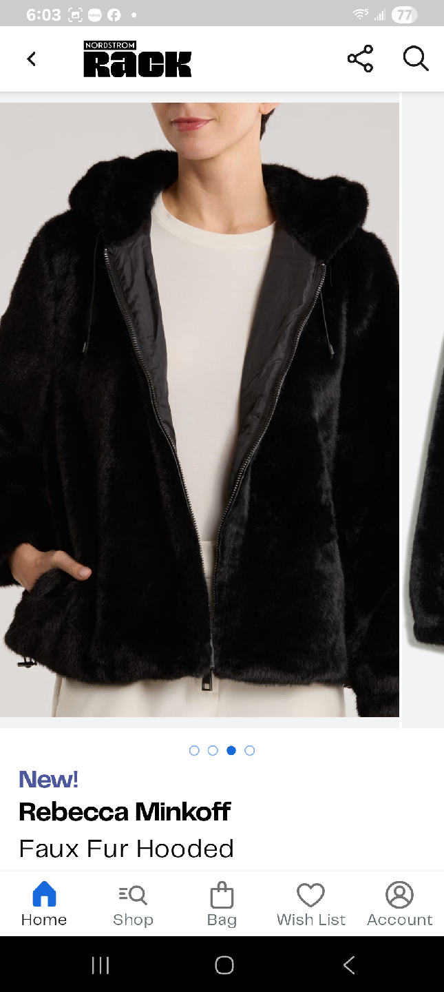 Rebecca Minkoff Faux Fur Hooded Jacket - photo 2