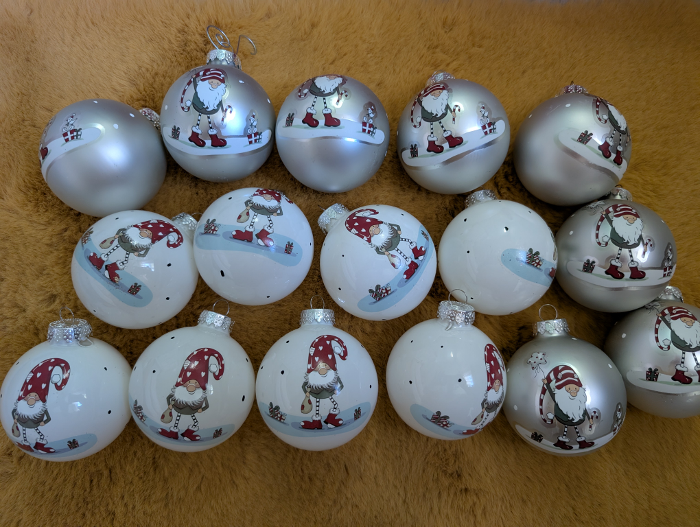 Christmas Ornament Set - Gnome Design