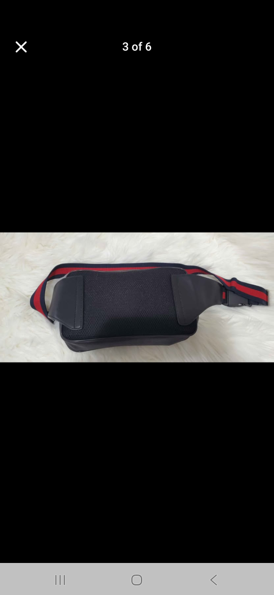 Gucci Black Belt Bag Men Authentic - photo 3