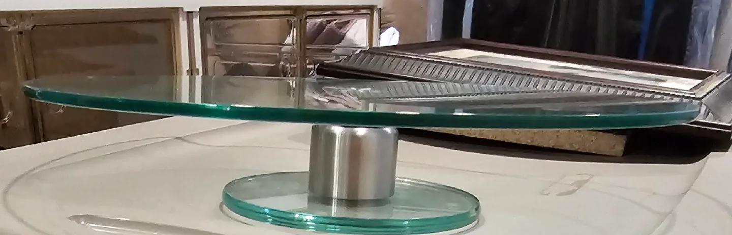 Glass Lazy Susan Turntable image indicator(3)