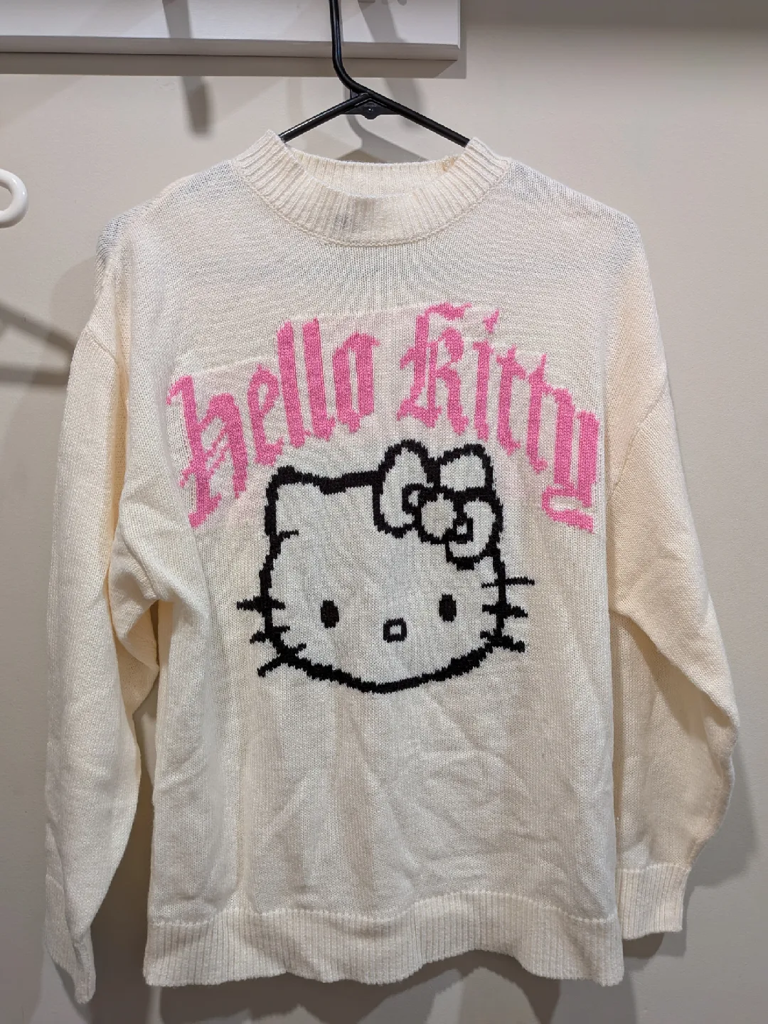 Hello Kitty Cream Knit Sweater thumbnail