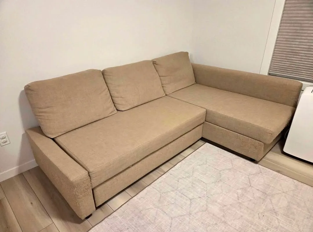 Beige Sectional Sofa with Storage free delivery thumbnail
