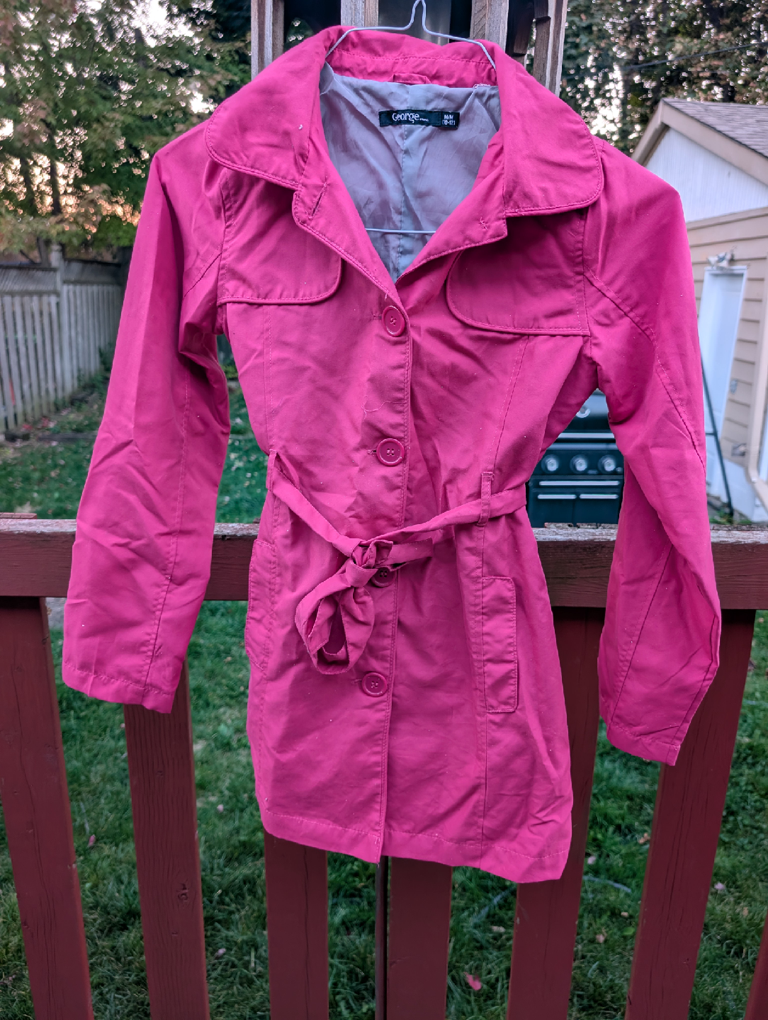 Girls sz med Trench Coat