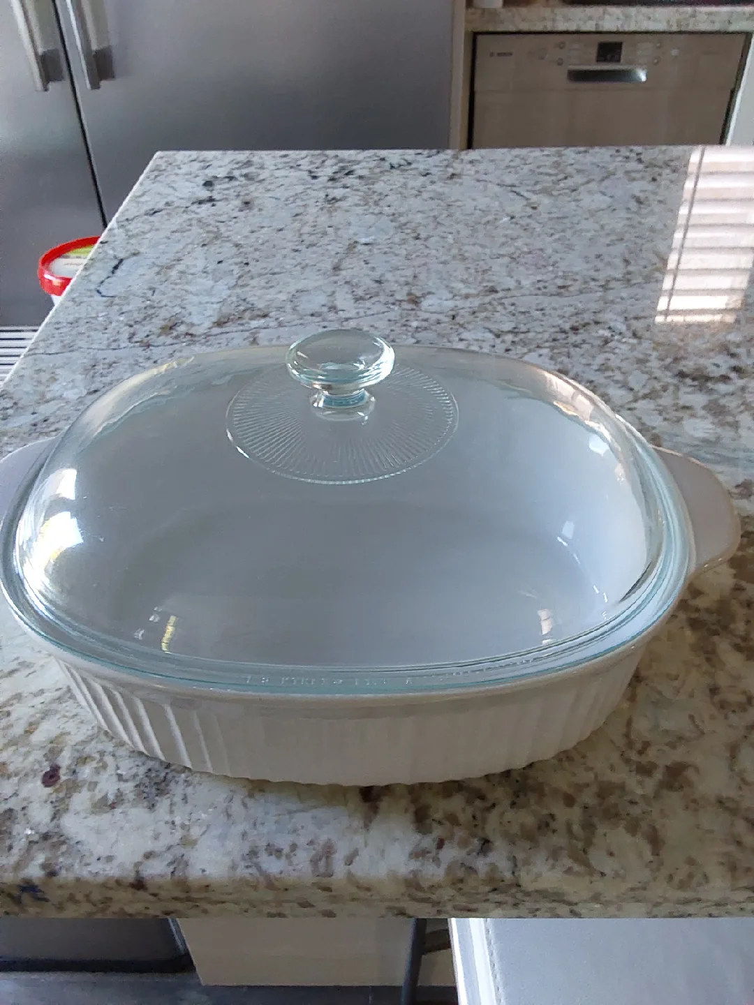 Vintage CorningWare Casserole Dish with Lid