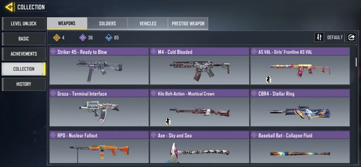 Gundam Mobile Suit COD account for mobile for sale image indicator(8)