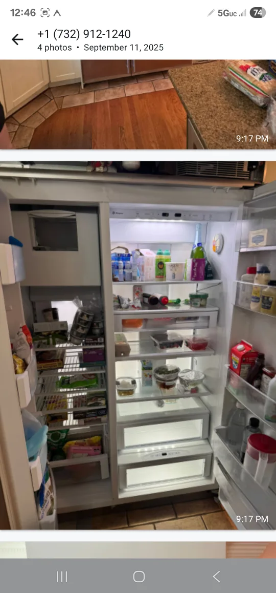 Stainless Steel Refrigerator Monagram 48 image indicator(2)