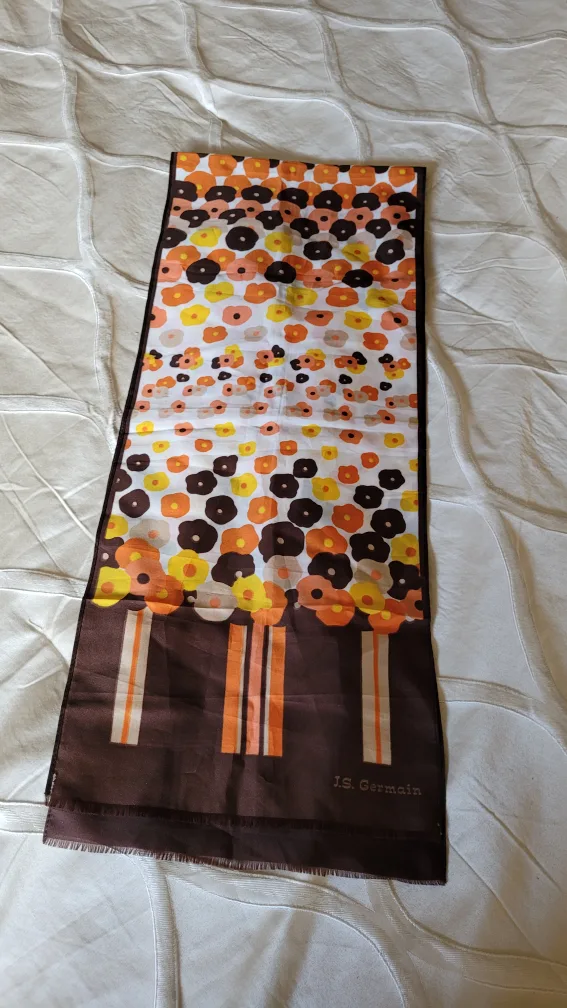 Floral Scarf, Nice Fall style 🧡 image indicator(2)