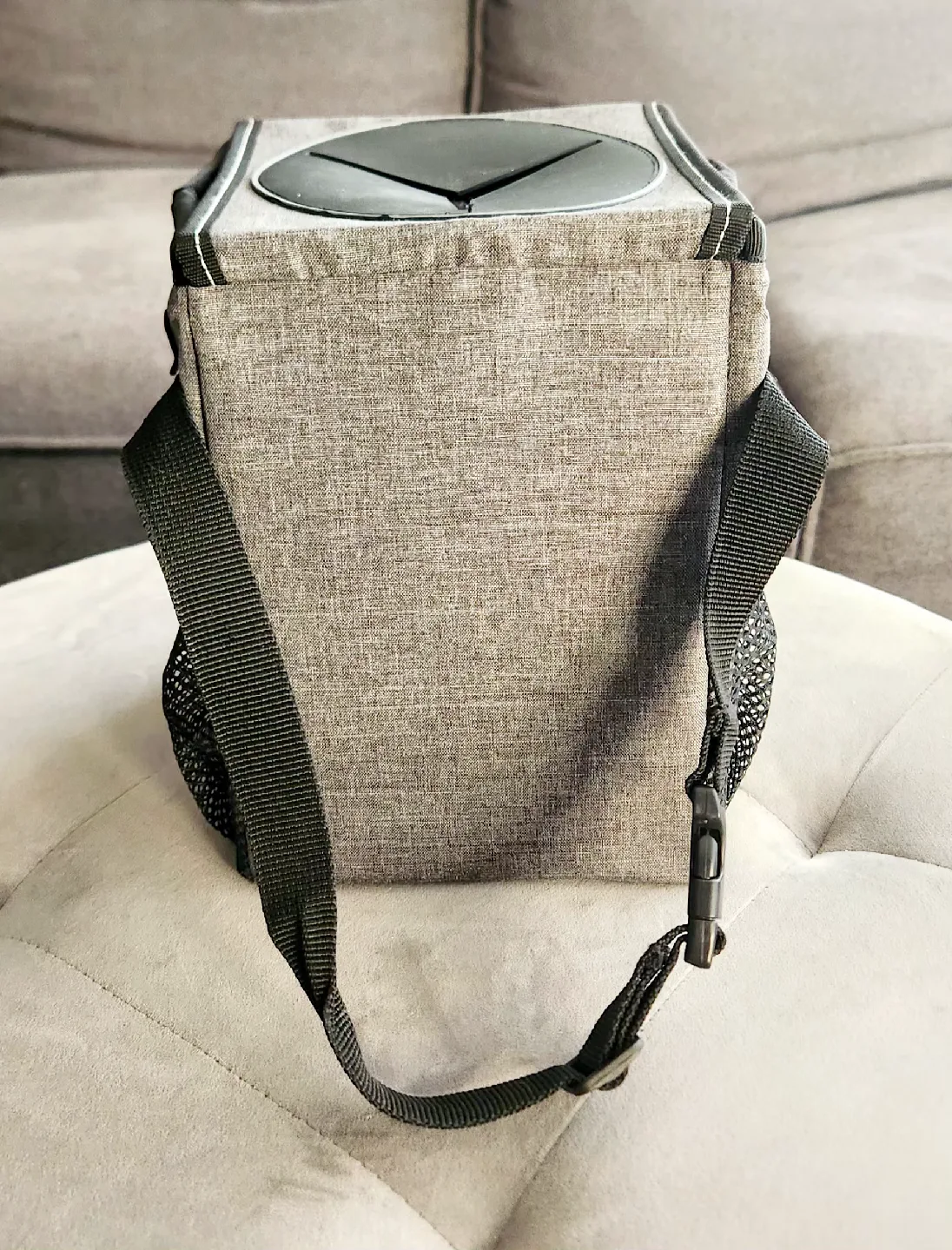 Automotive Trash Can with Lid & Storage image indicator(7)