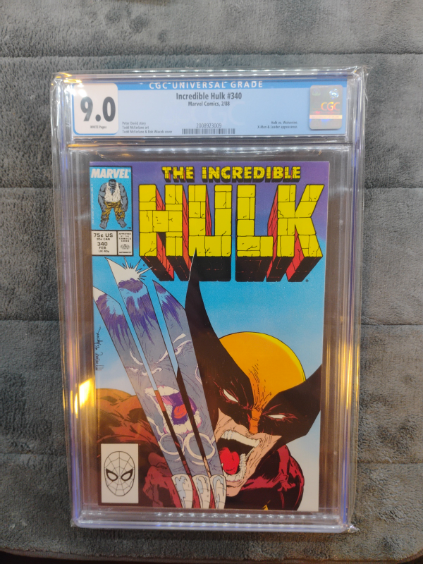 Incredible Hulk #340 CGC Graded 9.0