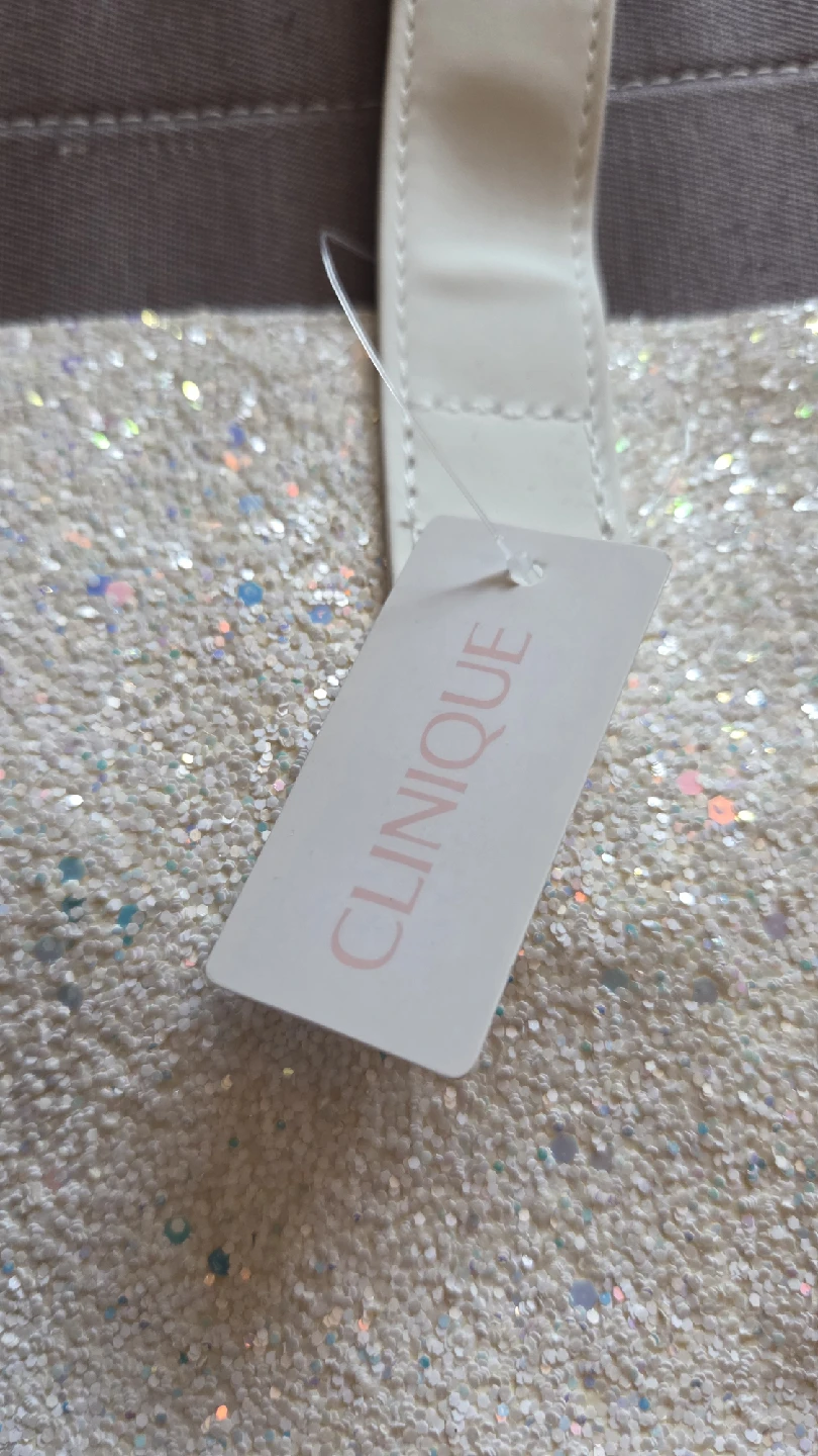 Clinique Sequin Tote Bag - New with Tags! - photo 2