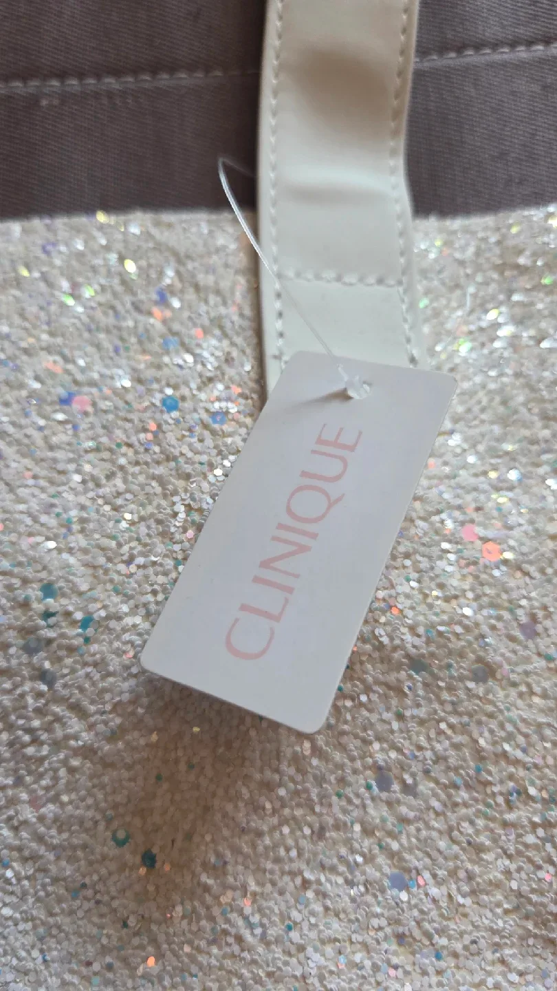 Clinique Sequin Tote Bag - New with Tags! image indicator(2)