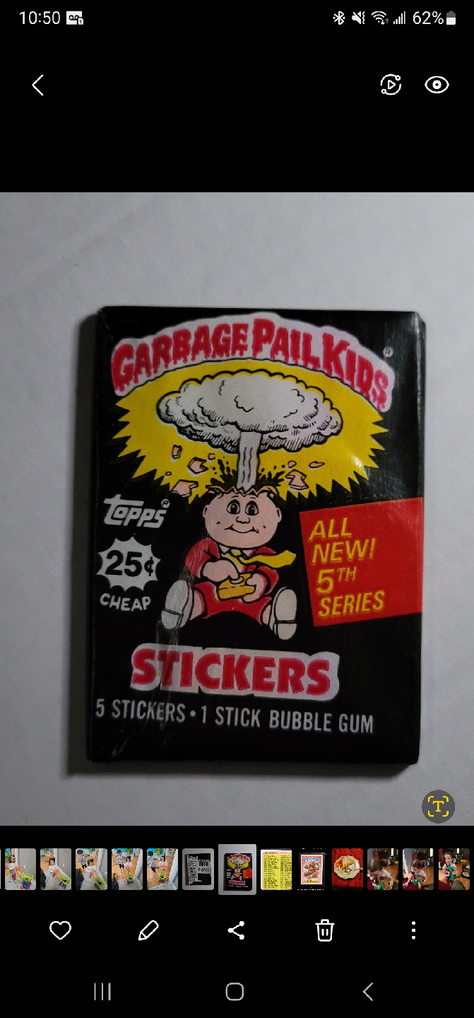 Garbage Pail Kids 5th Series Stickers Pack - Topps