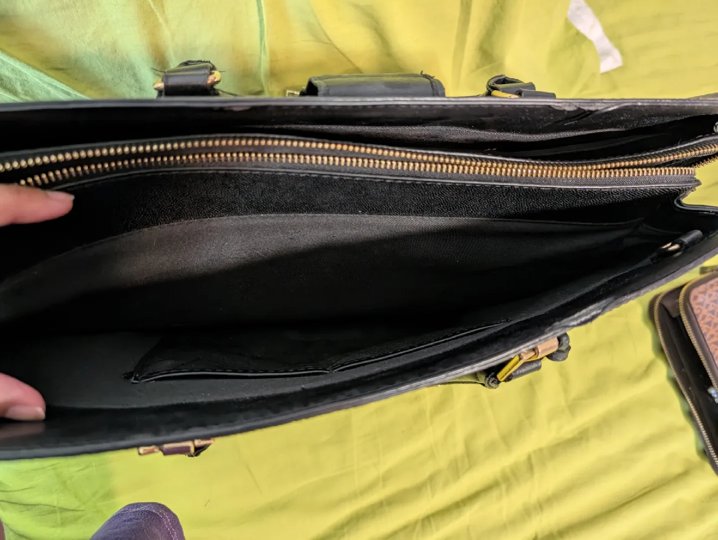 Aldo Black Satchel Handbag image indicator(4)