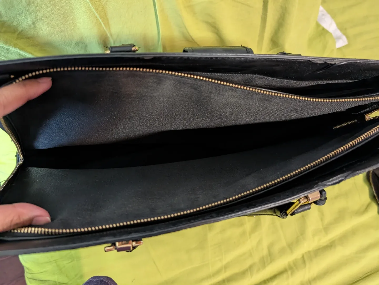 Aldo Black Satchel Handbag image indicator(5)