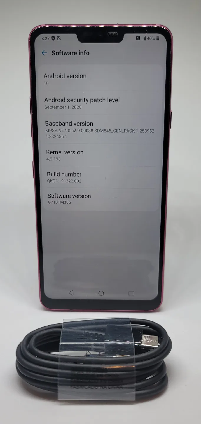 LG G7 ThinQ – Red (Unlocked) 64GB / 4GB – $80 image indicator(7)