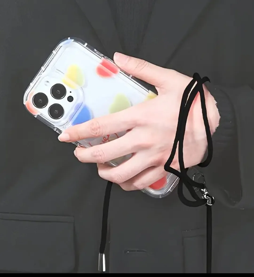 Phone Case Strap Lanyard - Black Universal image indicator(2)