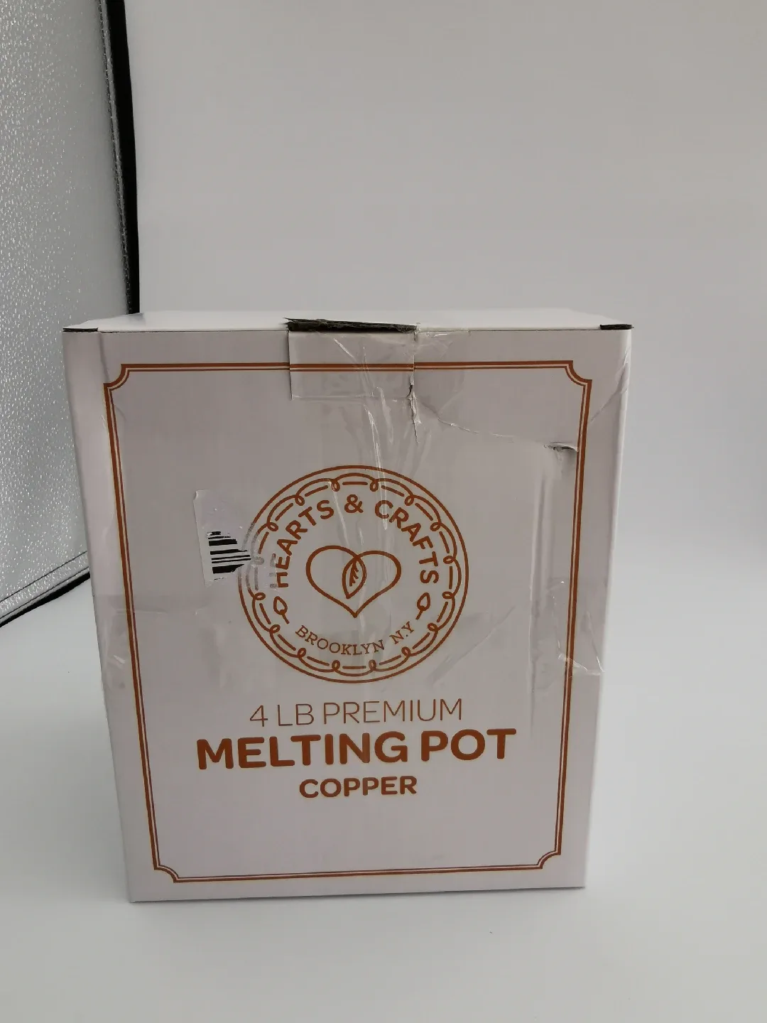 Hearts & Crafts Copper Candle Making Pouring Pot - 4lb image indicator(6)