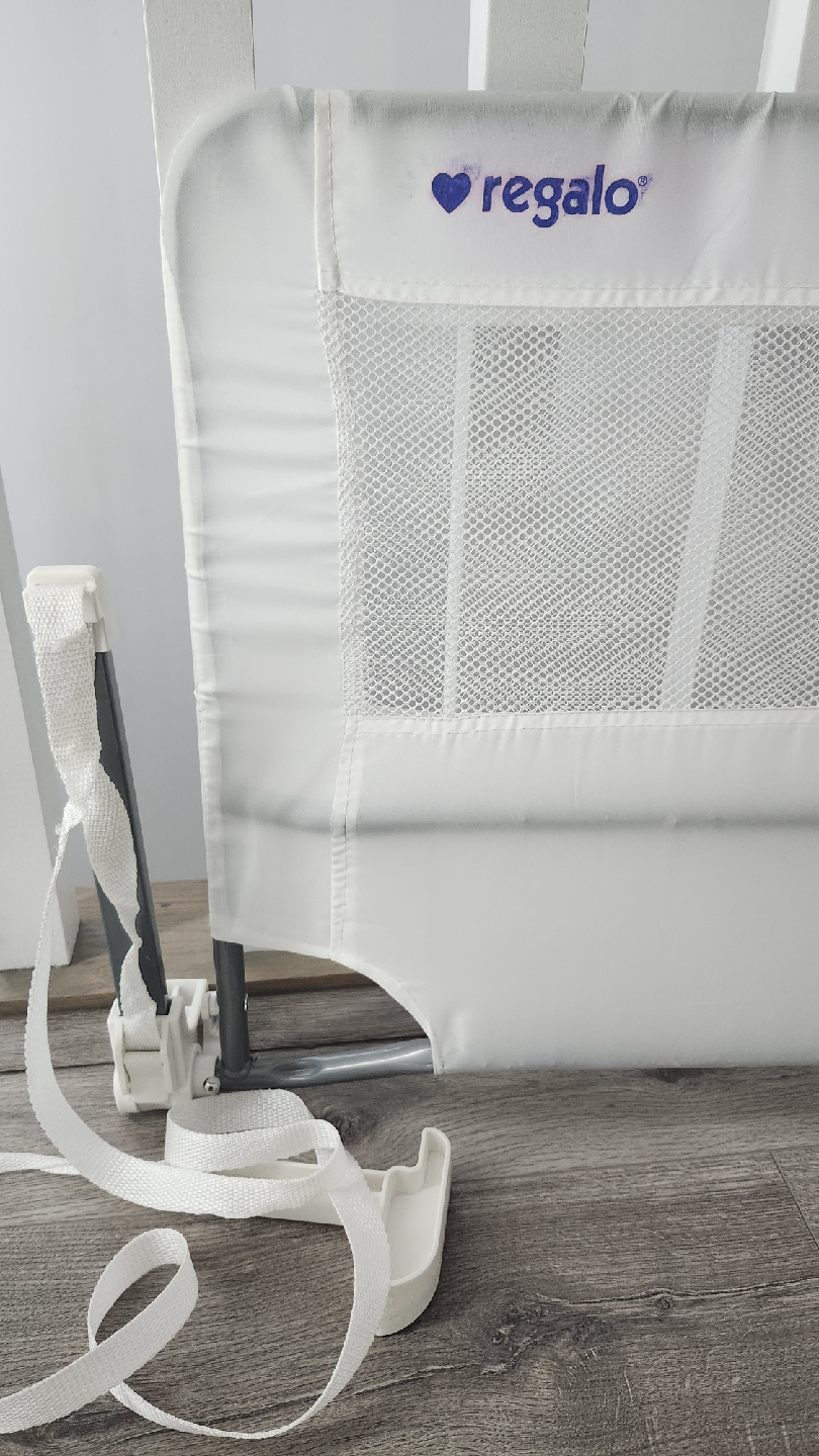 Regalo 54 inch Extra long Bed Rail, White - photo 4