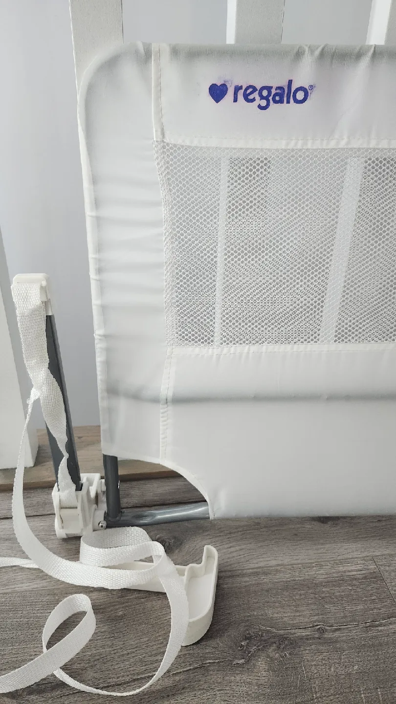 Regalo 54 inch Extra long Bed Rail, White image indicator(4)