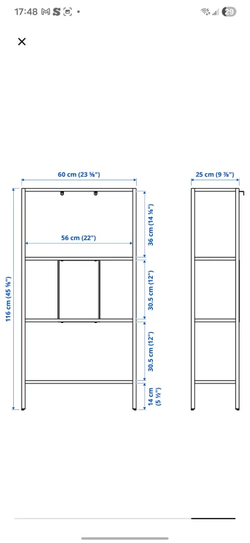 🥕🥕🥕🥕IKEA BAGGEBO Shelf Unit - White🥕🥕🥕🥕 image indicator(3)