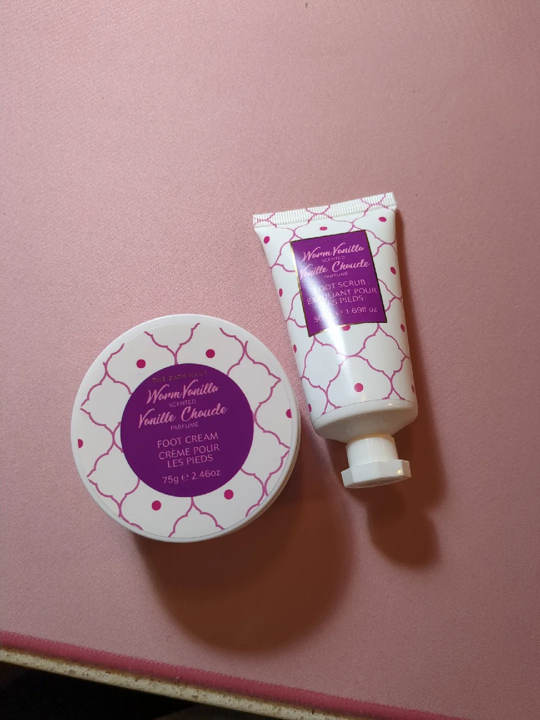 Bath Haus Warm Vanilla Foot Scrub & Cream