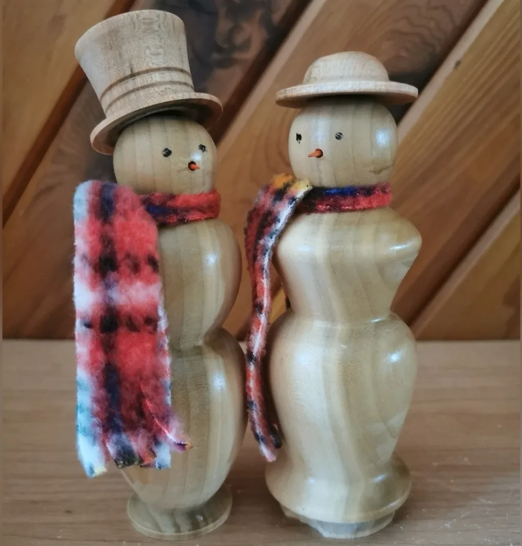 Hand-Turned Wooden Christmas Decor thumbnail