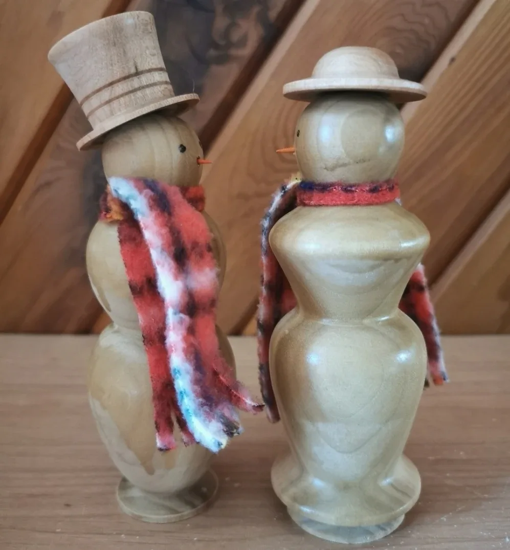 Hand-Turned Wooden Christmas Decor image indicator(3)