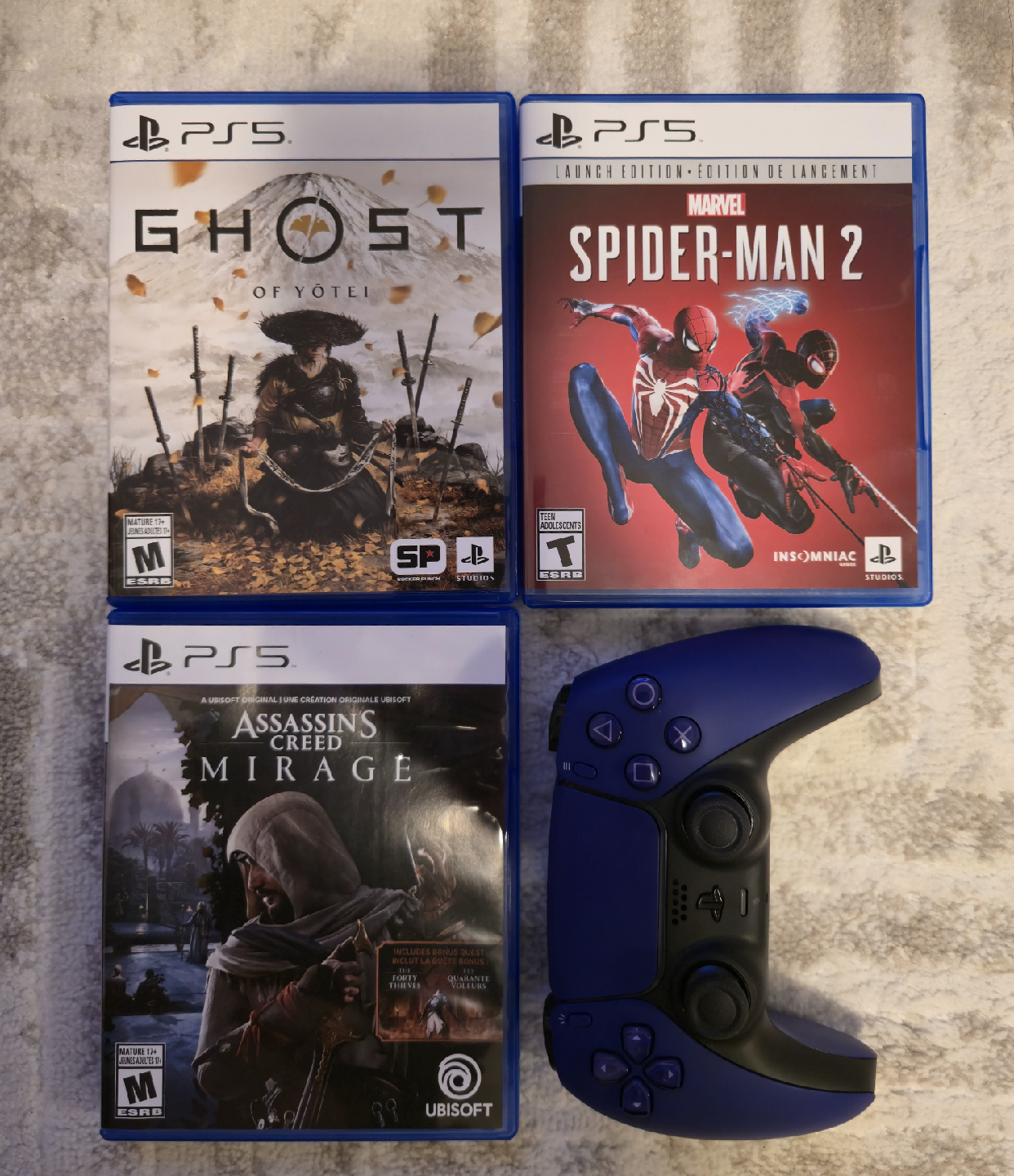 PS5 Games & Controller Bundle