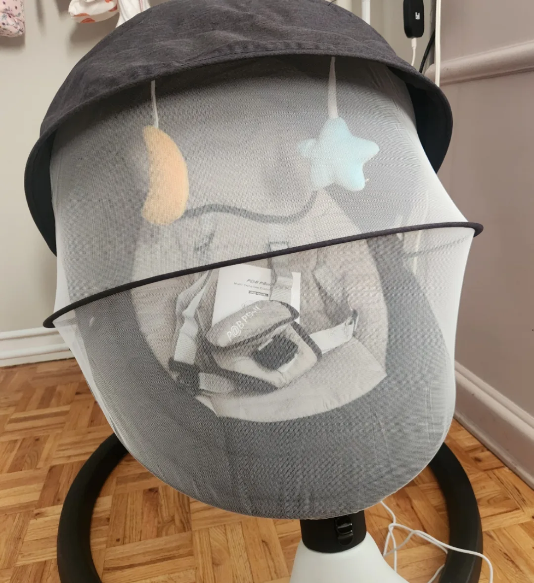 P@B PBell Multi-Function Electric Baby Swing image indicator(2)