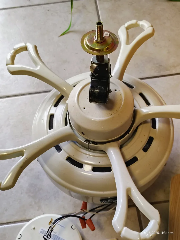 Hunter Ceiling Fan with Remote and light image indicator(4)