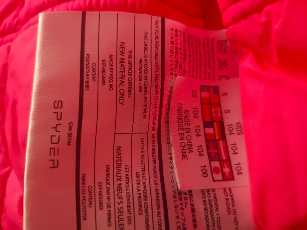 Pink Kids' Snowsuit Set image indicator(3)