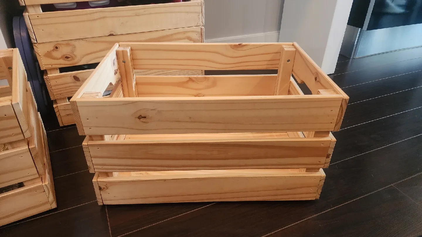 IKEA KNAGGLIG Pine Box/Crate (6 available) image indicator(2)