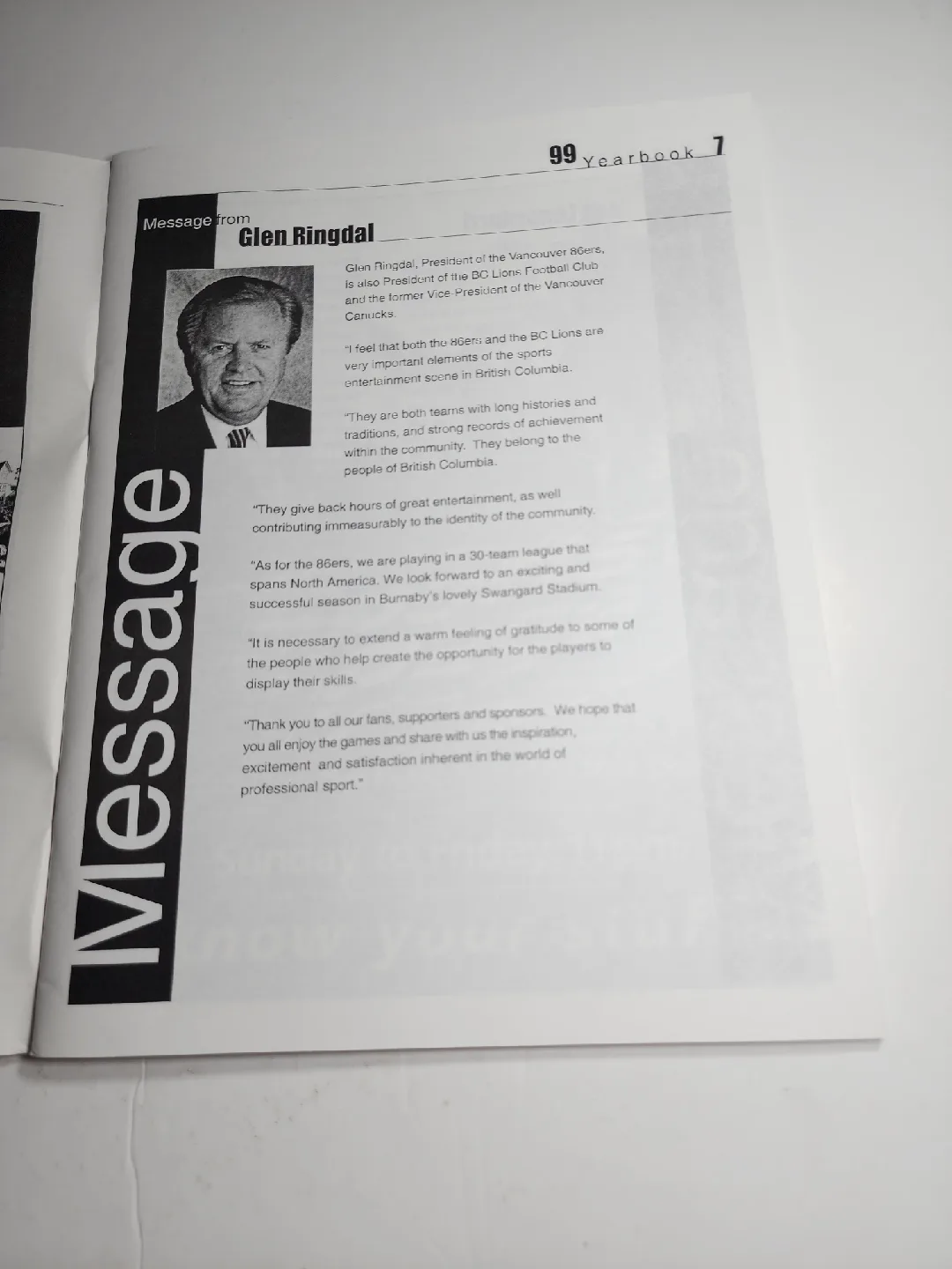 '99 Vancouver Eighty-Sixers Yearbook image indicator(5)