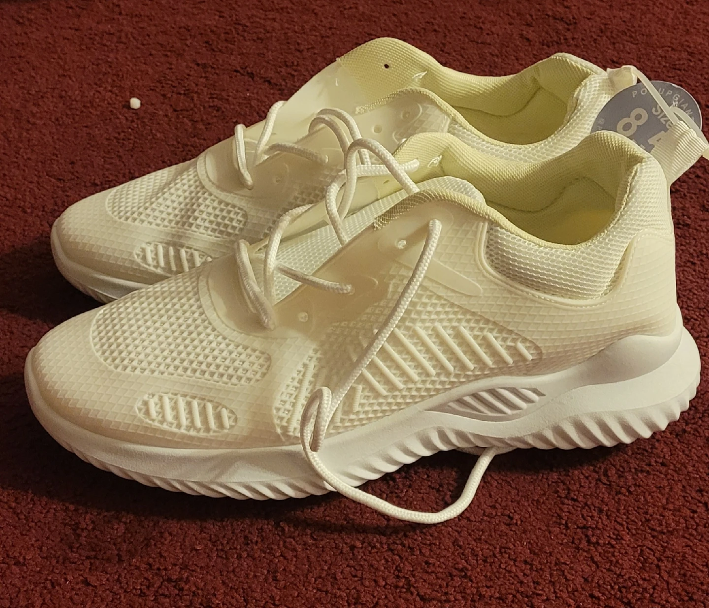 White Athletic Shoes - Size 8.5