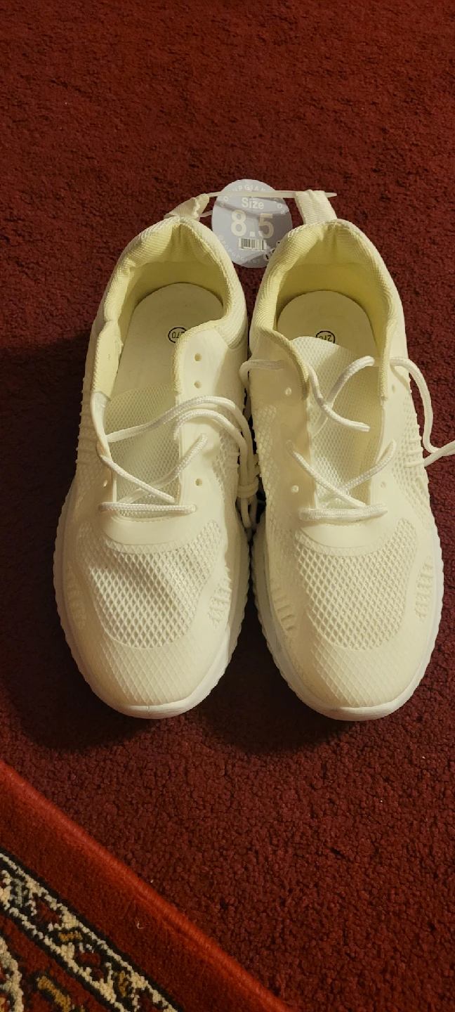 White Athletic Shoes - Size 8.5 - photo 2