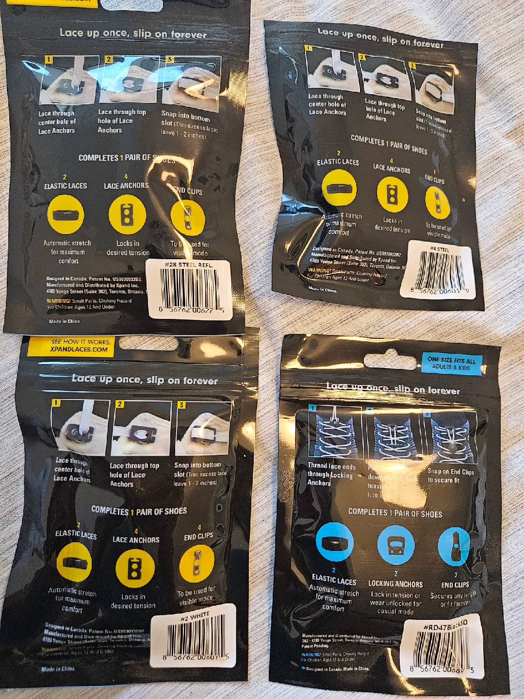 New Xpand No-Tie Shoelaces - One Size Fits All image indicator(2)