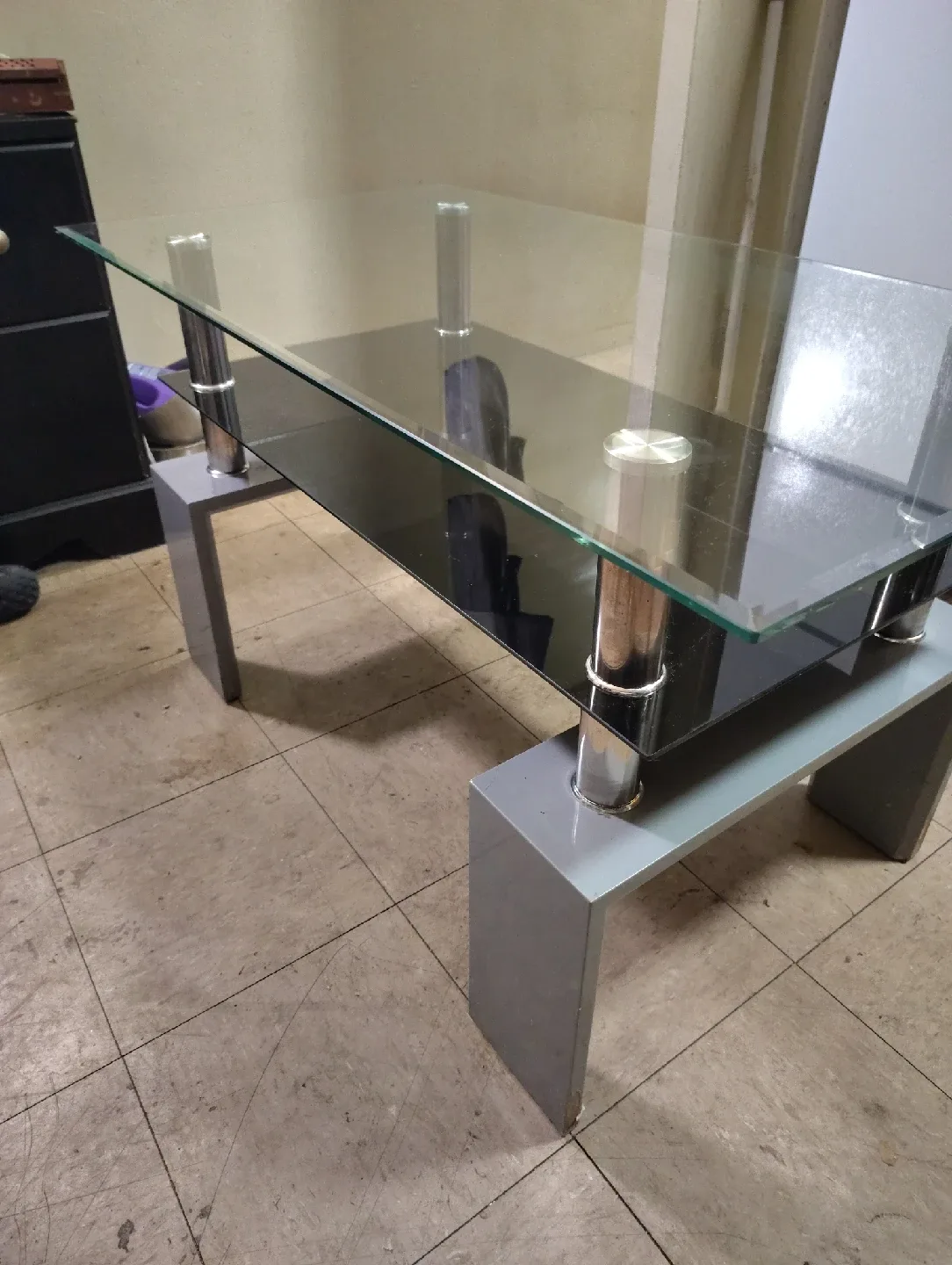 Glass Top Coffee Table